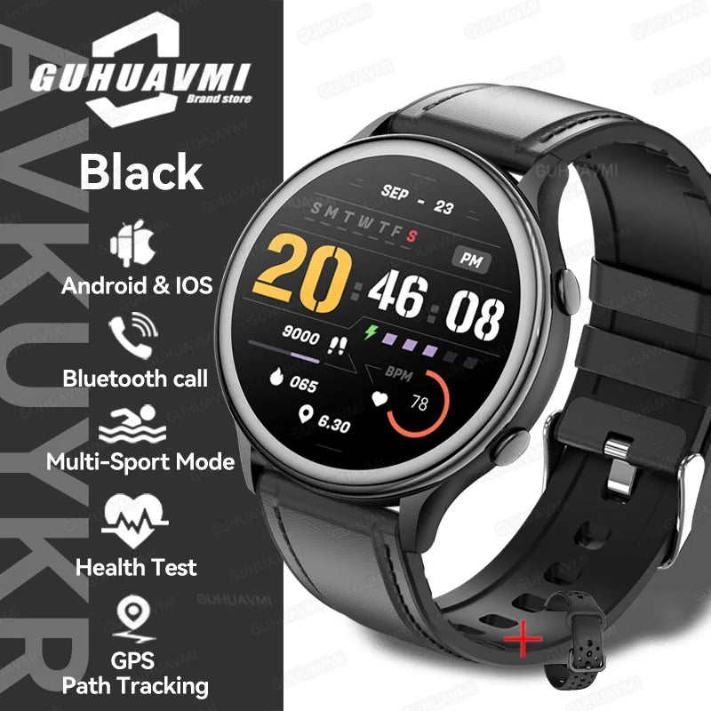 2025 TitanTek New For Huawei Fashion Sports Smart Watch Women GPS Tracker AMOLED Full Touch HD Screen Heart Rate Bluetooth Call Smartwatch