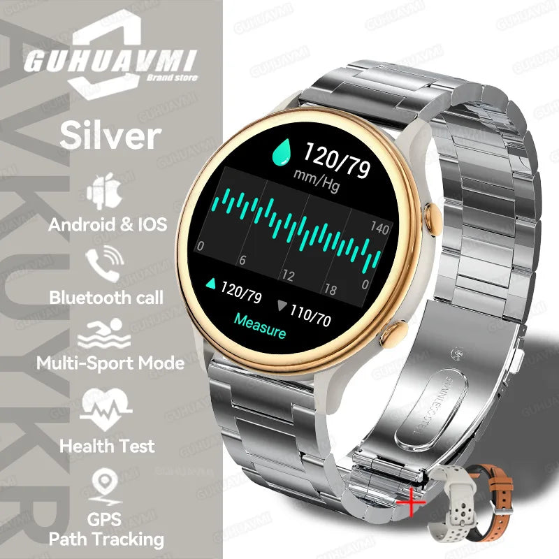 2025 TitanTek New For Huawei Fashion Sports Smart Watch Women GPS Tracker AMOLED Full Touch HD Screen Heart Rate Bluetooth Call Smartwatch