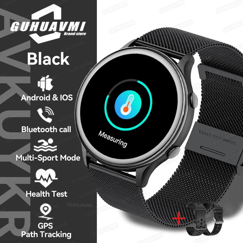 2025 TitanTek New For Huawei Fashion Sports Smart Watch Women GPS Tracker AMOLED Full Touch HD Screen Heart Rate Bluetooth Call Smartwatch