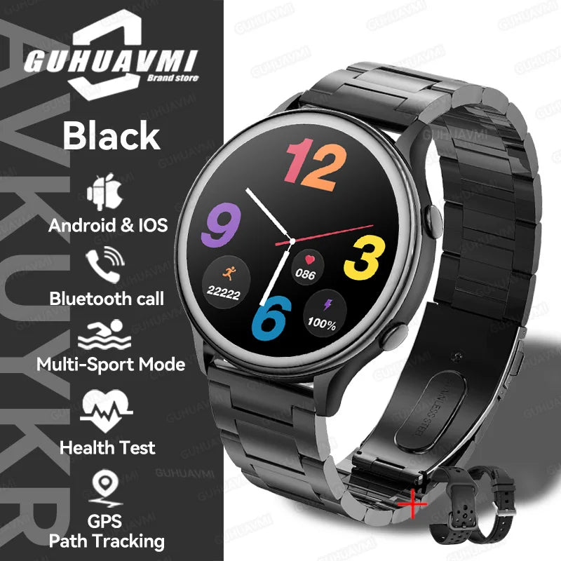 2025 TitanTek New For Huawei Fashion Sports Smart Watch Women GPS Tracker AMOLED Full Touch HD Screen Heart Rate Bluetooth Call Smartwatch