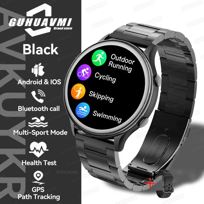 2025 TitanTek New For Huawei Fashion Sports Smart Watch Women GPS Tracker AMOLED Full Touch HD Screen Heart Rate Bluetooth Call Smartwatch