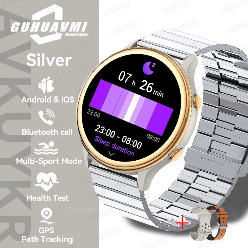 2025 TitanTek New For Huawei Fashion Sports Smart Watch Women GPS Tracker AMOLED Full Touch HD Screen Heart Rate Bluetooth Call Smartwatch